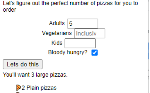 Pizza Portioner screenshot 1