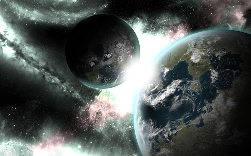 Planets abstract screenshot 1