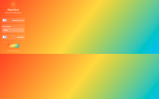 Plasma Storm Theme screenshot 1