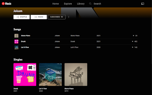 Playcount for YouTube™ Music screenshot 1