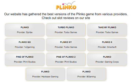 Plinko Game Links screenshot 1
