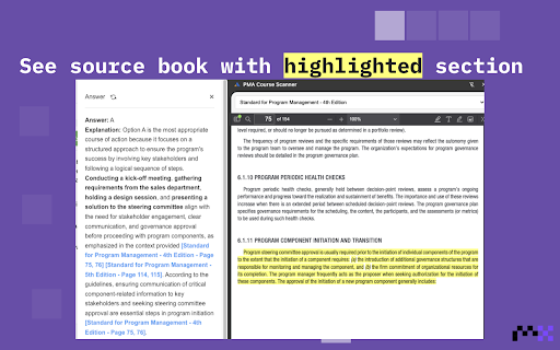 PMA Course Scanner screenshot 1