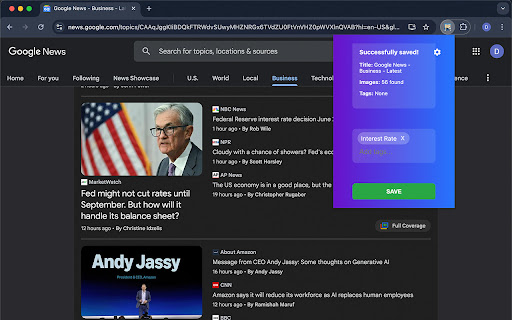 Pocket News Reader screenshot 1