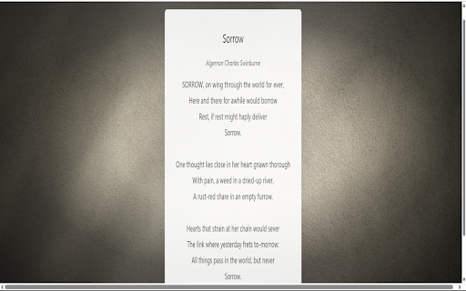 Poemtab screenshot 1