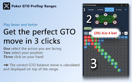 Poker GTO Preflop Ranges screenshot 1
