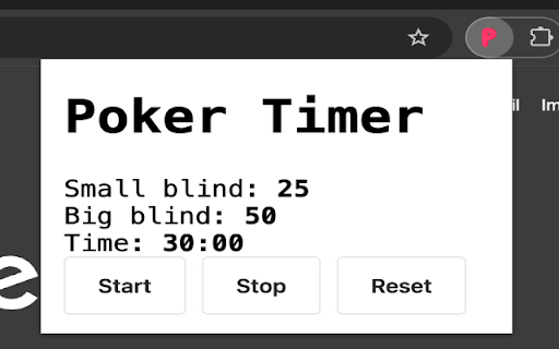 Poker Timer screenshot 1
