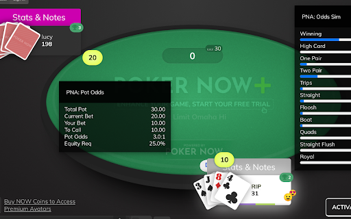 PokerNow Assistant screenshot 1