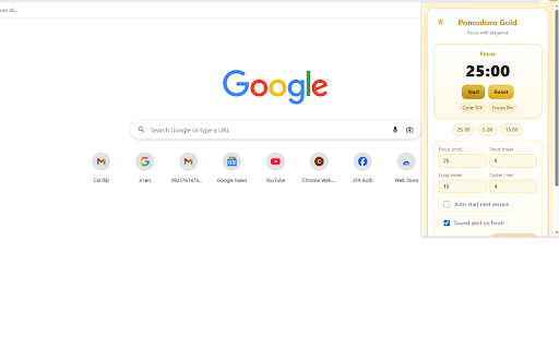 Pomodoro Gold screenshot 1