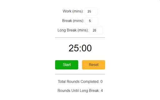 Pomodoro Timer screenshot 1