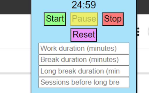 Pomodoro Timer screenshot 1