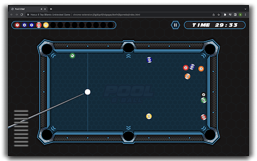 Pool 8 Ball Billiards - HTML5 Game screenshot 1