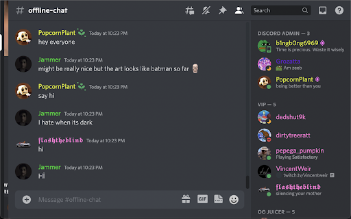 Popcorn Discord screenshot 1