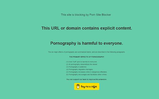 Porn Site Blocker screenshot 1