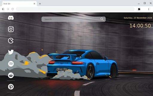 Porsche 991 GT3 Drift Live Wallpaper screenshot 1