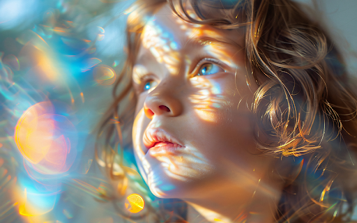 portrait of a beautiful child in a fantasy world screenshot 1