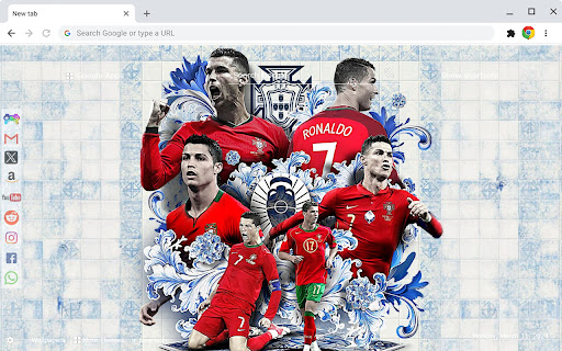 Portugal National Football Team Euro 2024 New Tab Extension screenshot 1