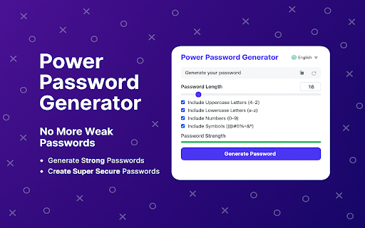 Power Password Generator screenshot 1