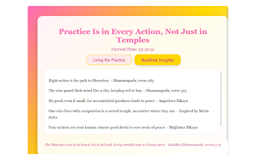 Practice Is in Every Action screenshot 1