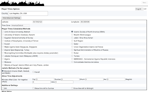 Prayer Times screenshot 1