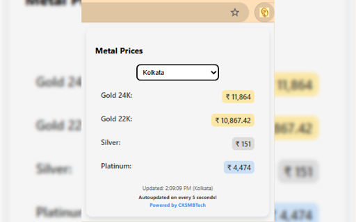 Precious Metals Prices screenshot 1