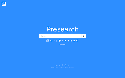 Presearch.com Search With Us screenshot 1