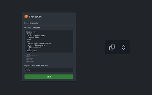 PrettyGit screenshot 1