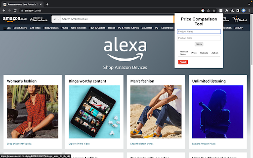 Price Comparison Tool screenshot 1