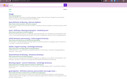 Prime Tab screenshot 1