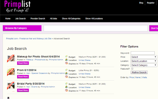 Primplist screenshot 1