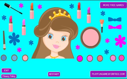 Princess Makeup Game screenshot 1