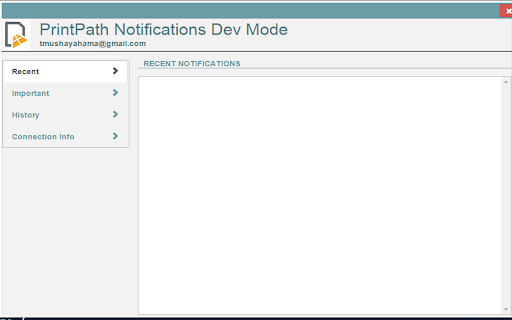 PrintPath Notification Agent screenshot 1