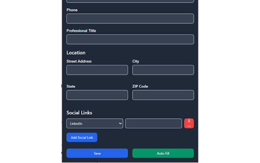 ProFill - Smart Resume Autofill screenshot 1