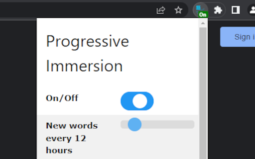 Progressive Immersion screenshot 1