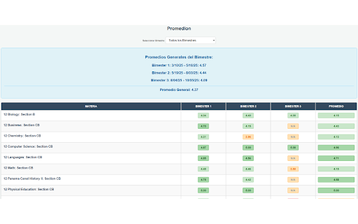 Promedion screenshot 1
