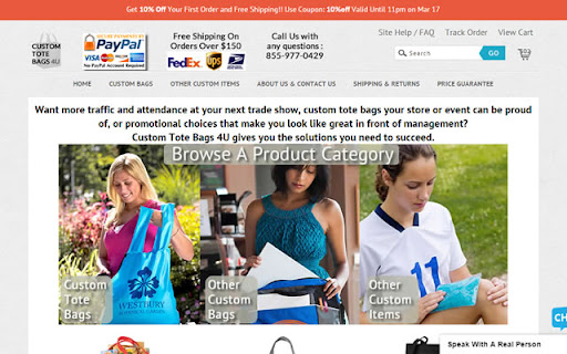 Promotional Products - CustomToteBags4U screenshot 1