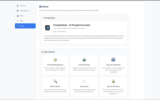 Prompt Book screenshot 1