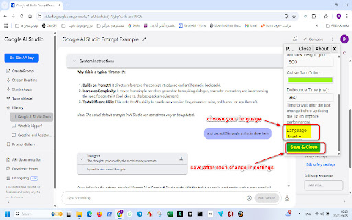 Prompt Navigator for Google AI Studio screenshot 1