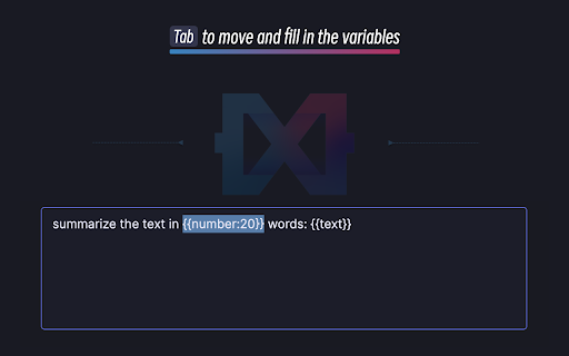 PromptSnippets screenshot 1