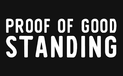 Proof of Good Standing with the Secretary of State screenshot 1