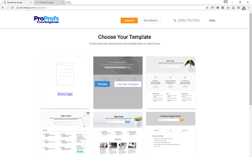 ProProfs Knowledgebase screenshot 1