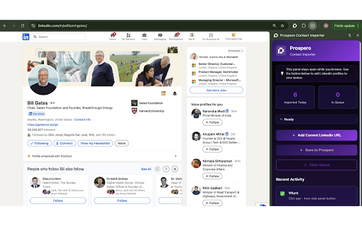 Prospero Contact Importer screenshot 1