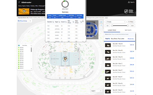 ProTickets Market Tracker screenshot 1