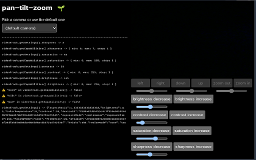 PTZ Extension screenshot 1