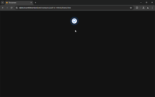Pull to refresh screenshot 1