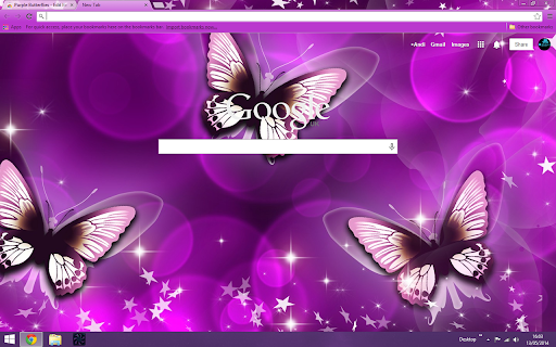 Purple Butterflies screenshot 1