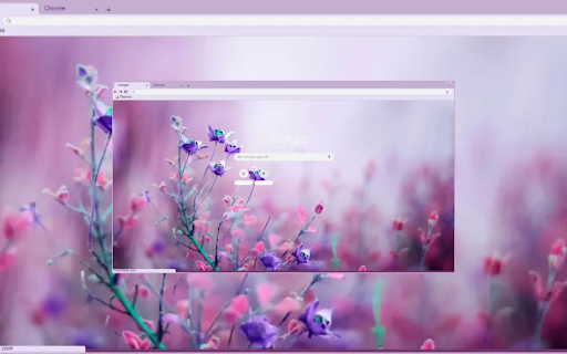 Purple flowers screenshot 1