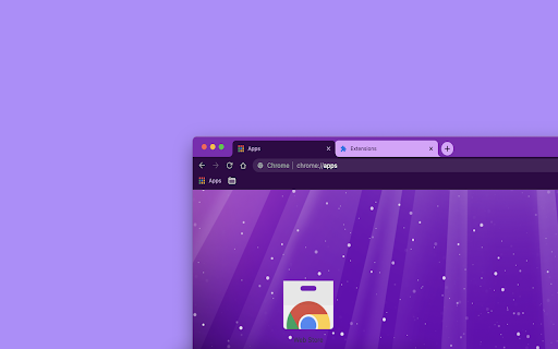 Purple Theme screenshot 1