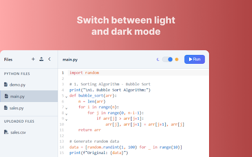 Python Playground screenshot 1