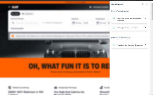 Q.wiki Connect screenshot 1