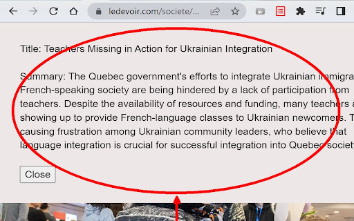 QiPoints Instant ChatGPT Summarizer screenshot 1